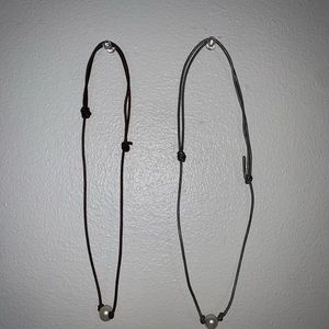 Single Pearl bead necklace